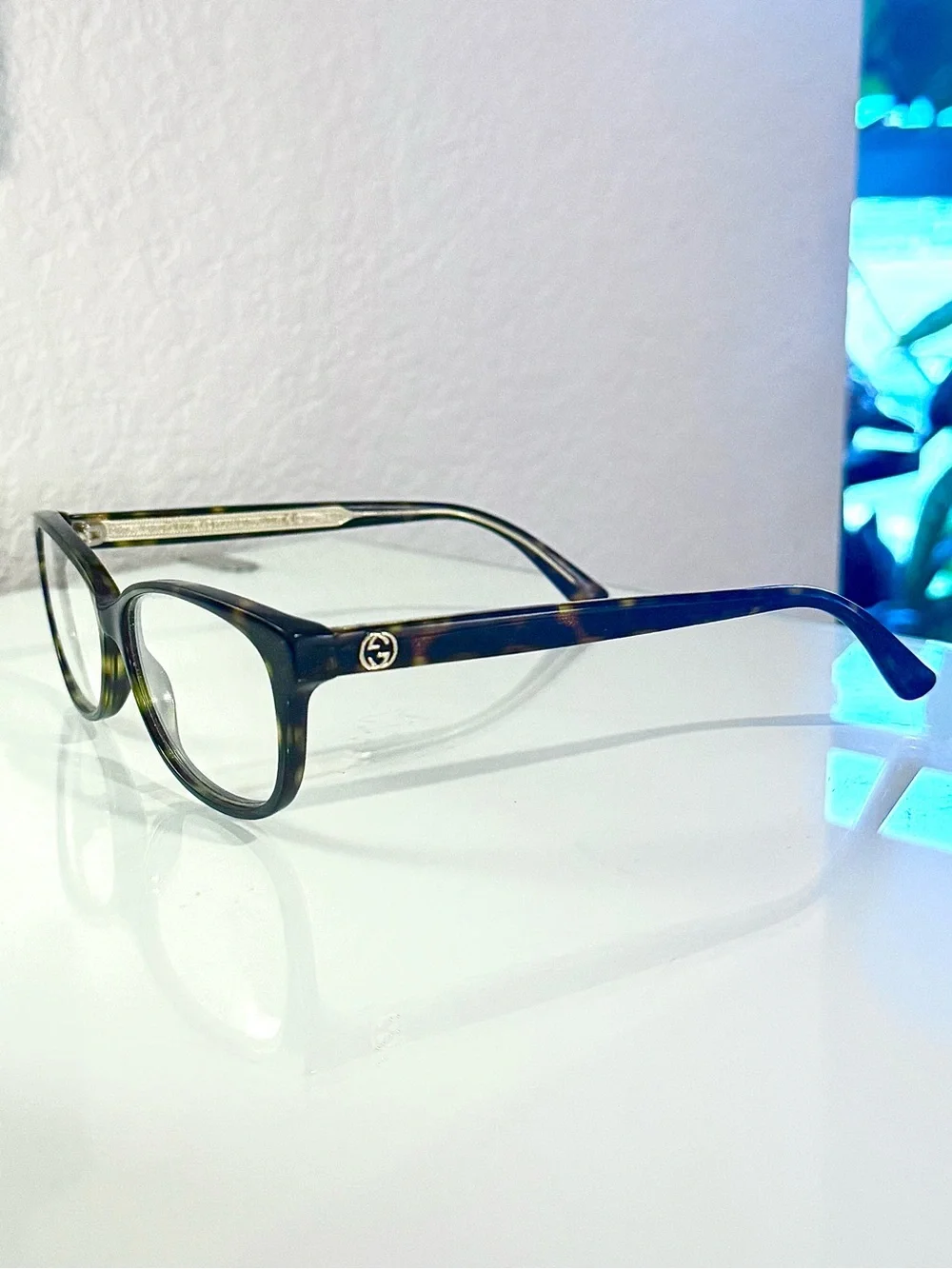 Gucci Women's Eyeglasses GG0309O 002 Havana 54mm Tortoise Shell - NWOTFrame Only